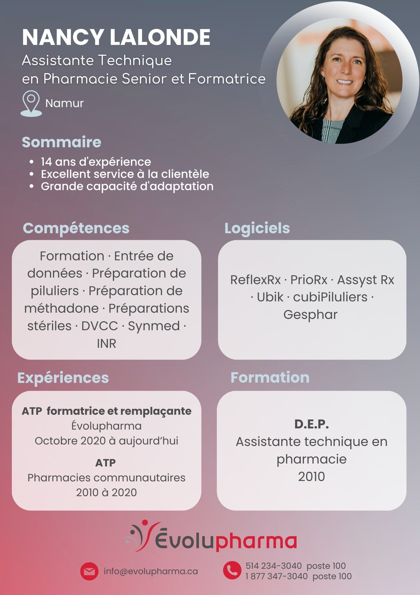 Nancy Lalonde - Remplacement